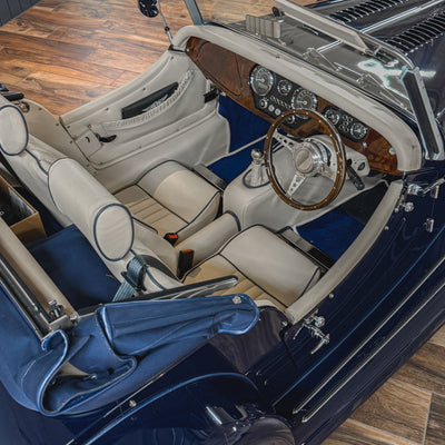 SOLD - Morgan Plus 4 Ford 2.0 duratech - Ferrari Midnight Blue