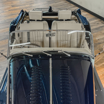 SOLD - Morgan Plus 4 Ford 2.0 duratech - Ferrari Midnight Blue