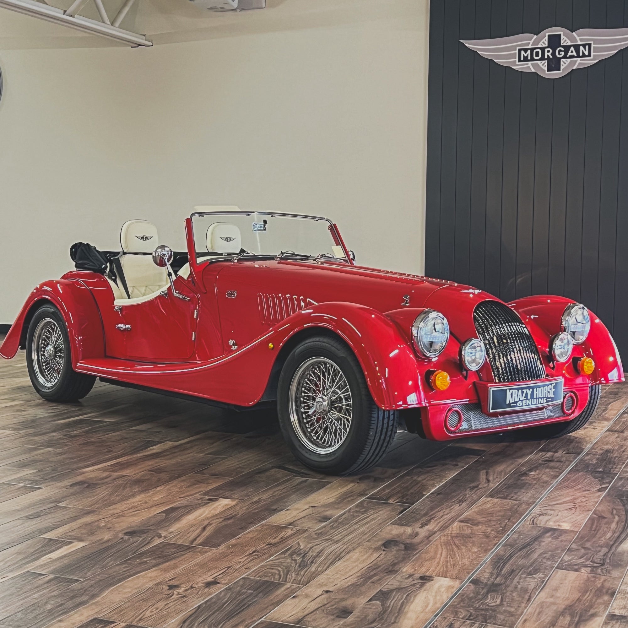 SOLD - Morgan Plus Four Auto - Morgan Sports Red
