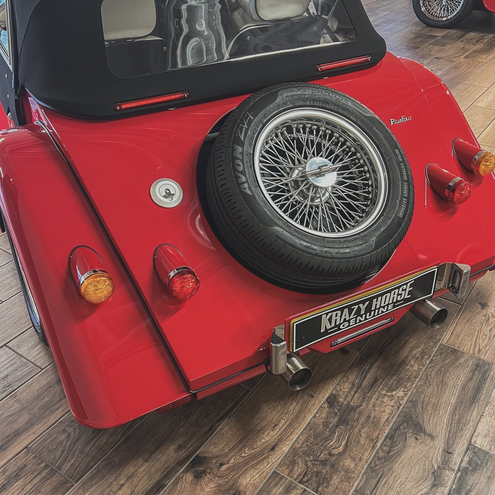 SOLD - Morgan Plus Four Auto - Morgan Sports Red