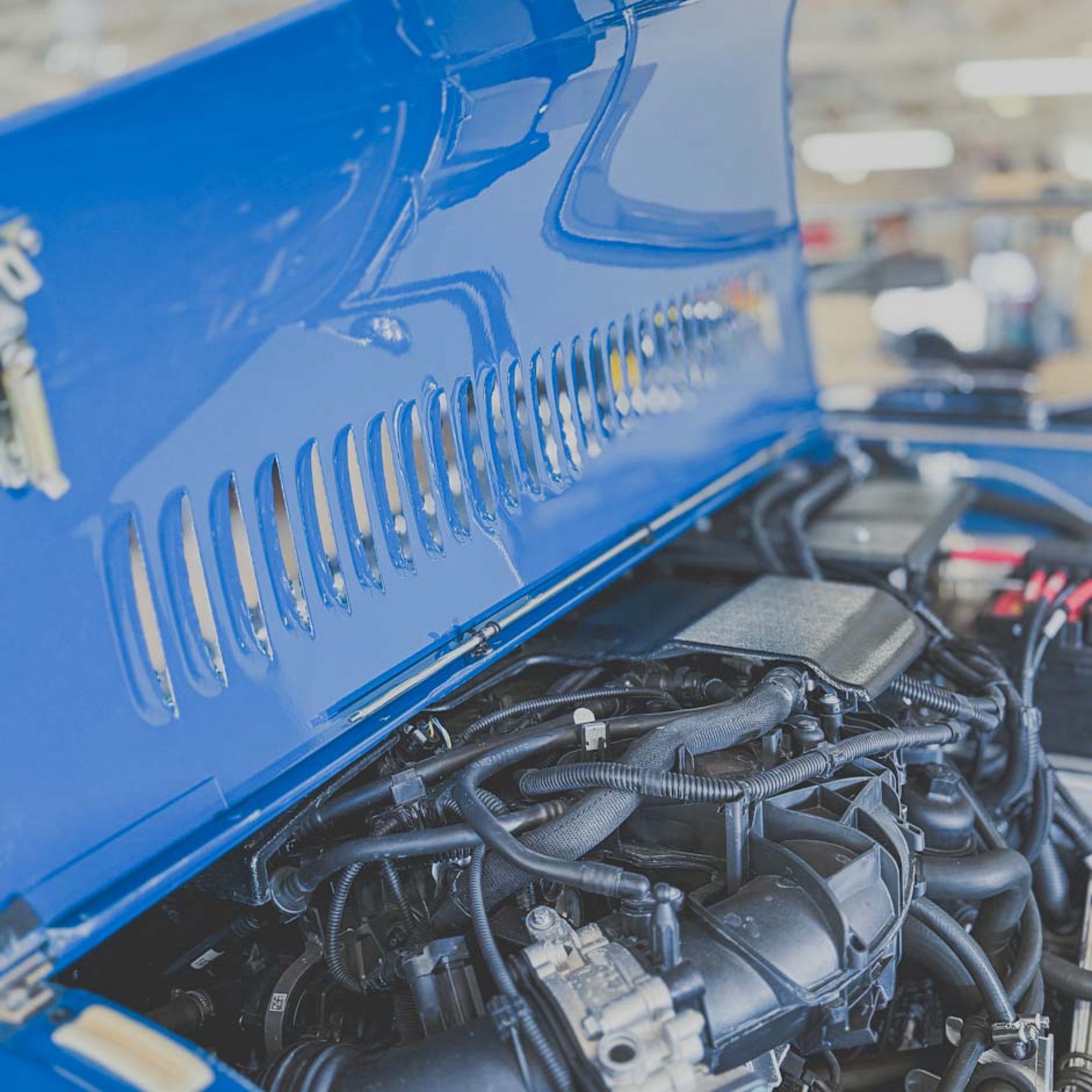 Morgan Plus Four - Lagoon Blue