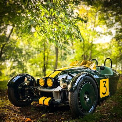 SOLD - "WTF"KH new custom  Morgan Super 3 - Morgan Classic Jet Green