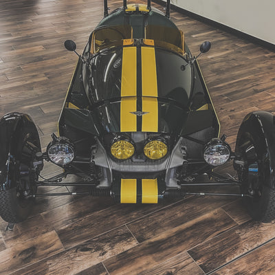 "WTF"KH new custom  Morgan Super 3 - Morgan Classic Jet Green