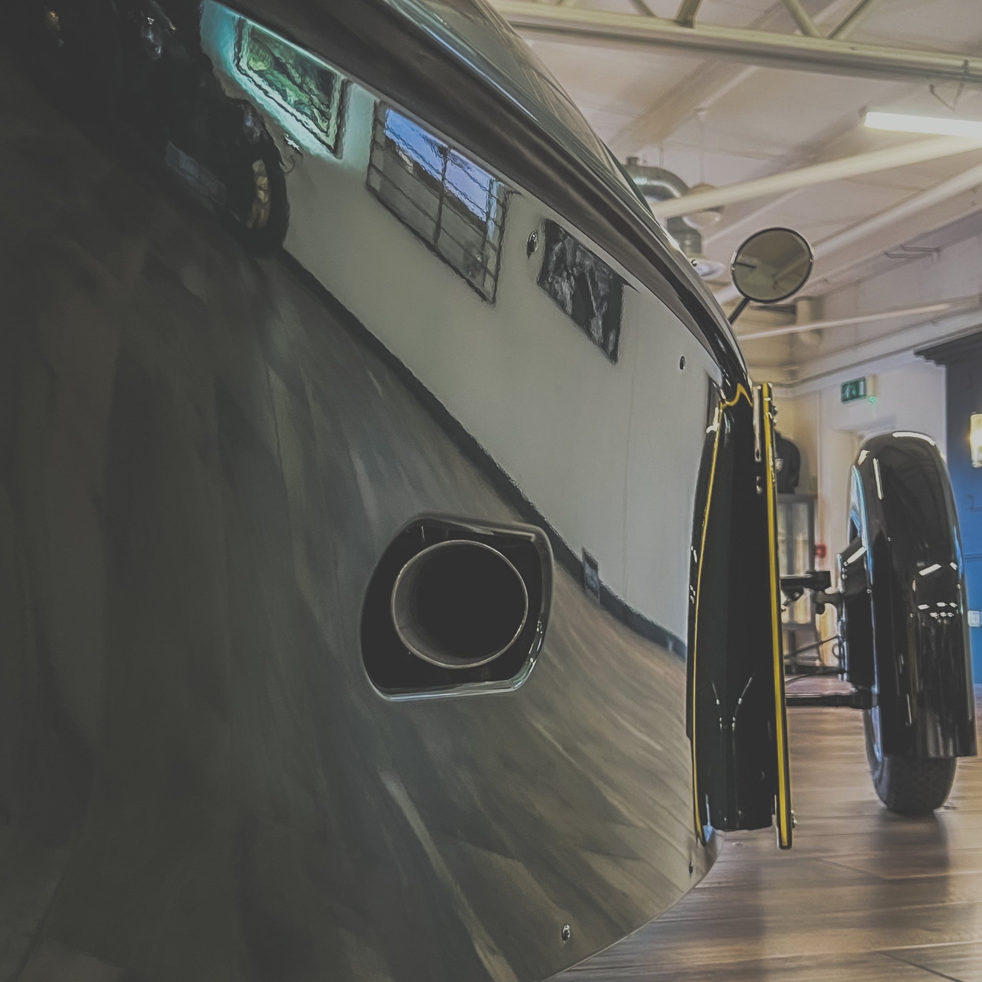 "WTF"KH new custom  Morgan Super 3 - Morgan Classic Jet Green