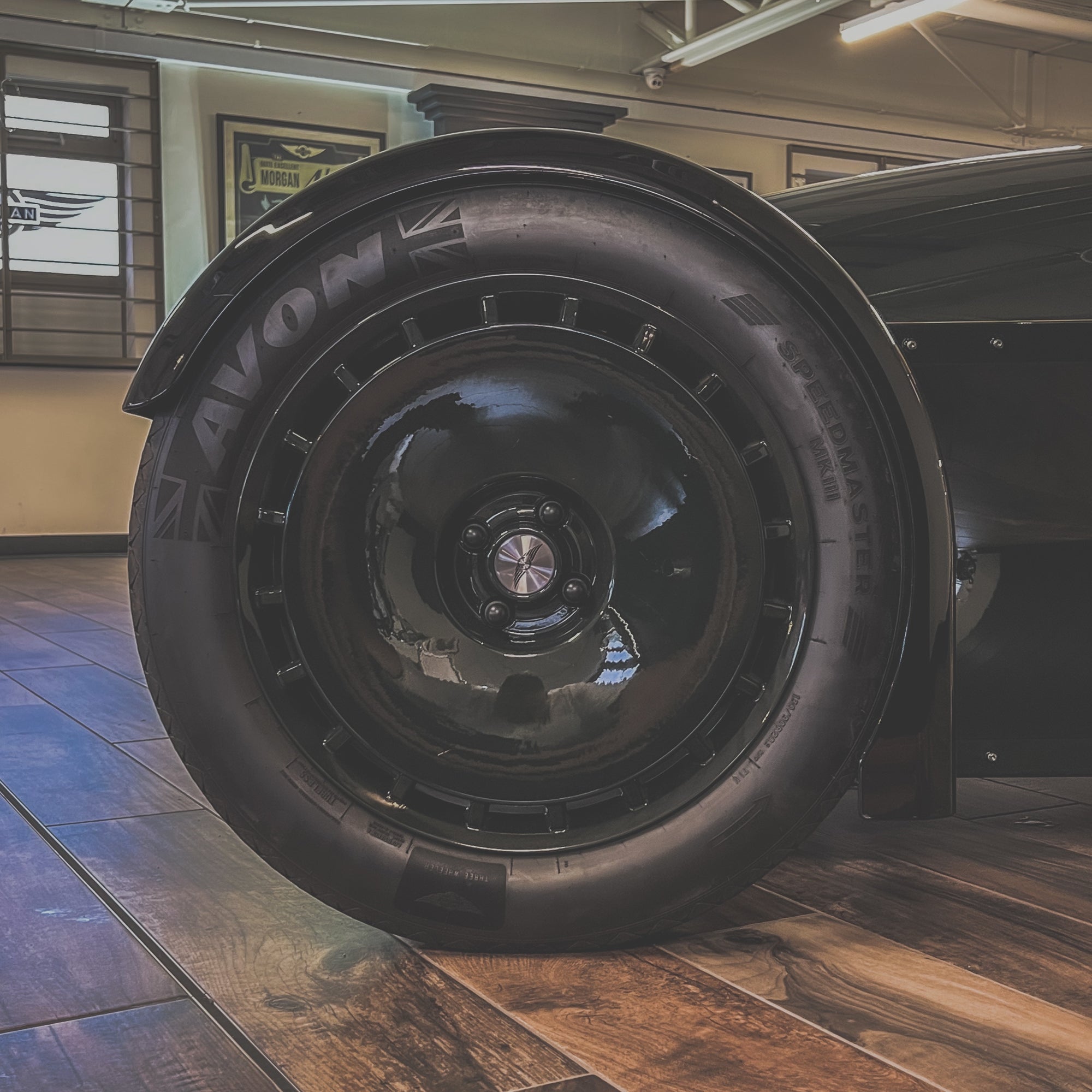 "WTF"KH new custom  Morgan Super 3 - Morgan Classic Jet Green