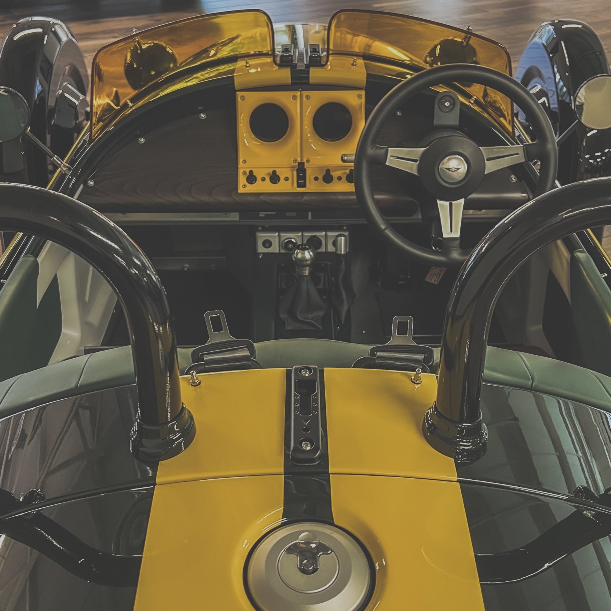 "WTF"KH new custom  Morgan Super 3 - Morgan Classic Jet Green