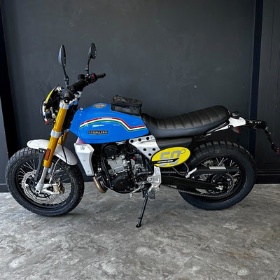 FANTIC CABALLERO SCRAMBLER ANNIVERSARY - BLUE