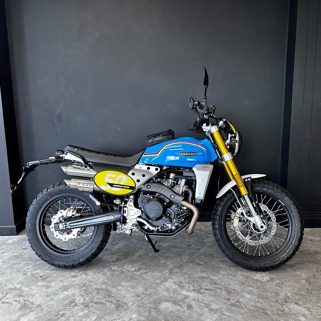 FANTIC CABALLERO SCRAMBLER ANNIVERSARY - BLUE