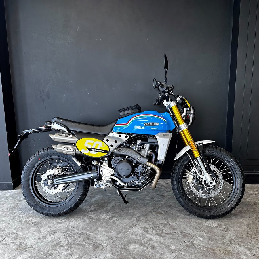 FANTIC CABALLERO SCRAMBLER ANNIVERSARY - BLUE