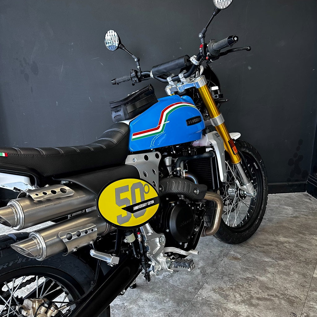 FANTIC CABALLERO SCRAMBLER ANNIVERSARY - BLUE