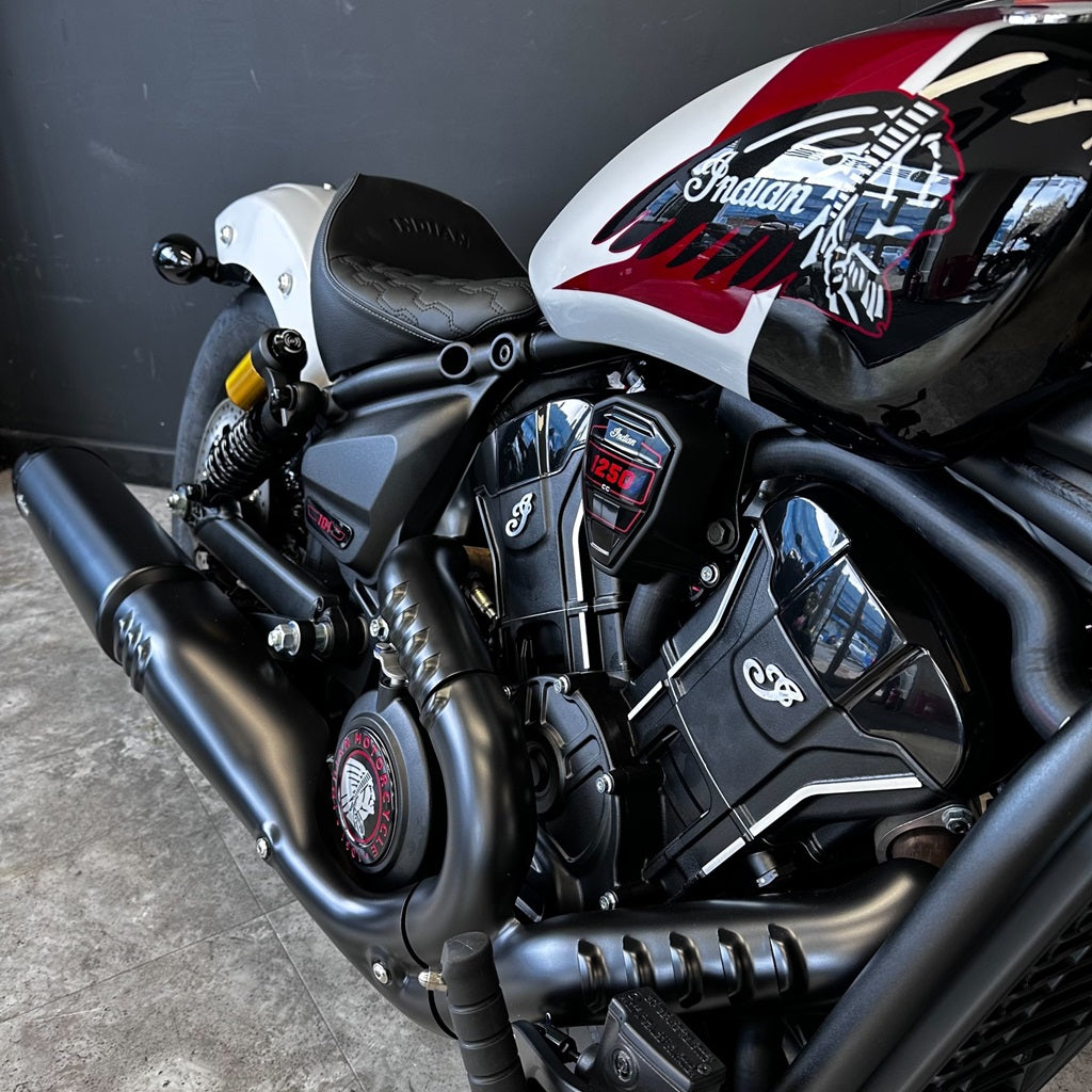 2025 Indian Scout 101 – GHOST WHITE