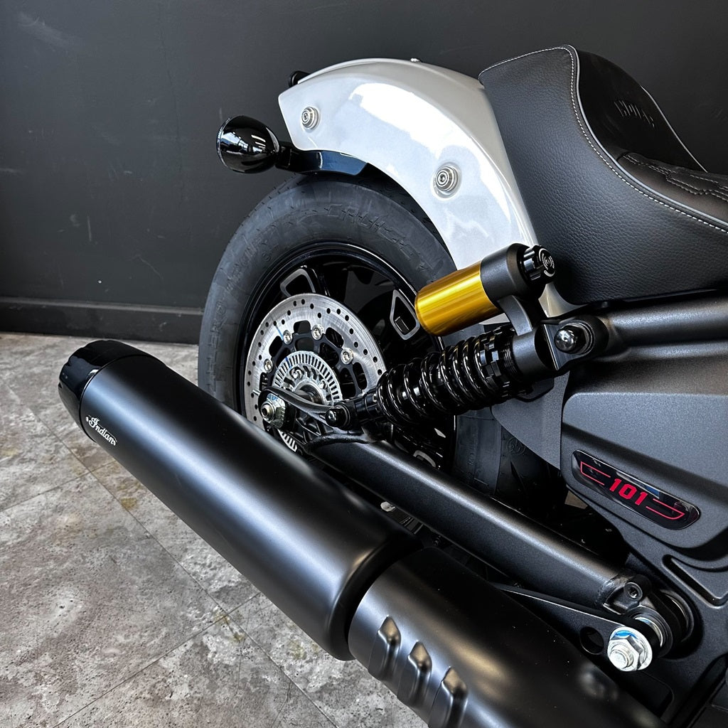 2025 Indian Scout 101 – GHOST WHITE