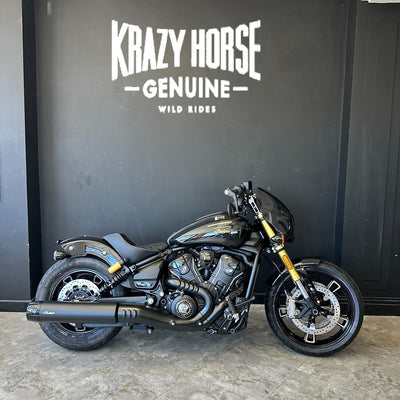 2026 Indian Scout 101 - Crystal Black with Super Graphite