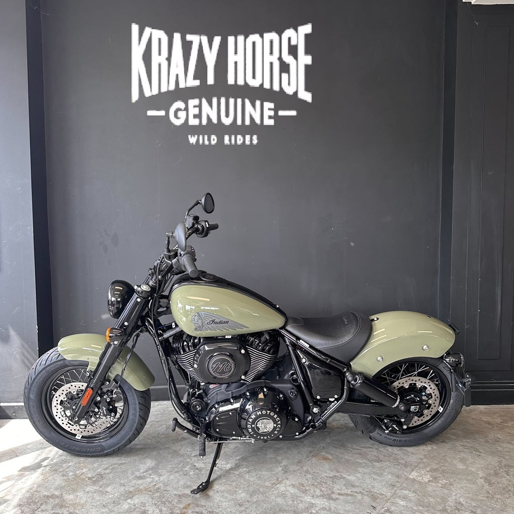 INDIAN CHIEF BOBBER DARKHORSE ’26 M/Y - MOSS GREEN
