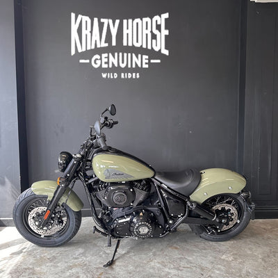 INDIAN CHIEF BOBBER DARKHORSE ’26 M/Y - MOSS GREEN