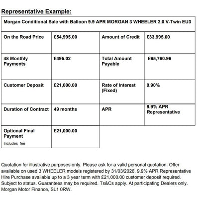 Morgan 3 Wheeler - Polished “Aircraft Body” Finish