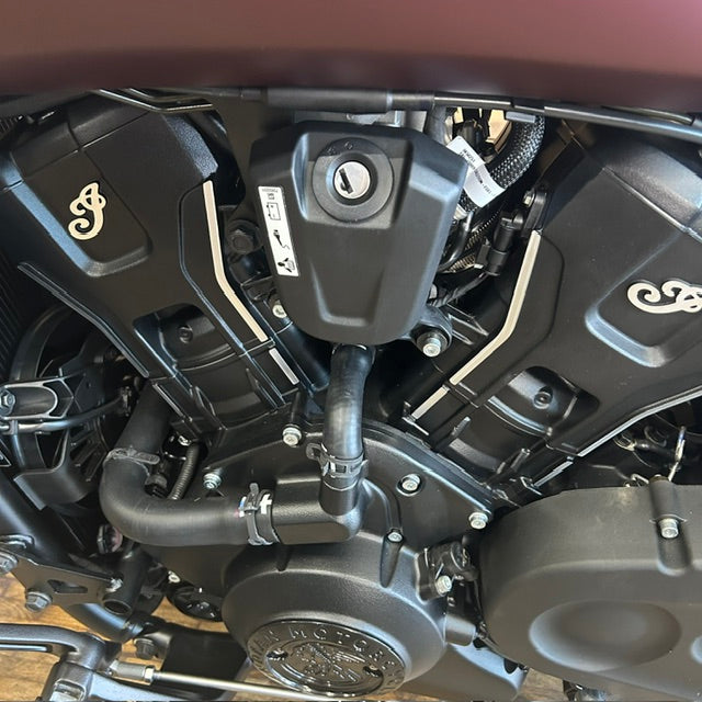 INDIAN SCOUT BOBBER BASE - Maroon smoke