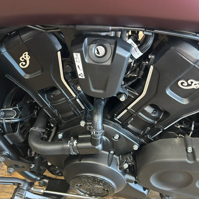 INDIAN SCOUT BOBBER BASE - Maroon smoke