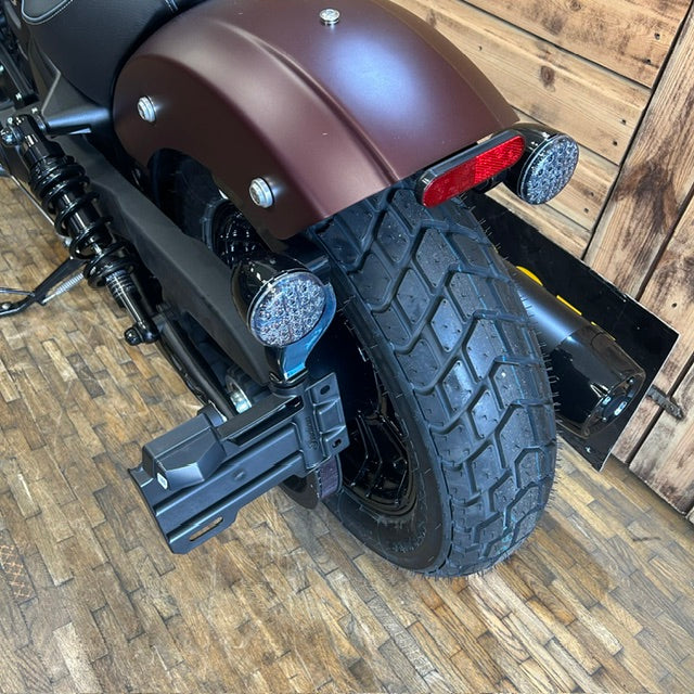 INDIAN SCOUT BOBBER BASE - Maroon smoke