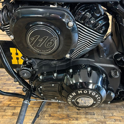 INDIAN CHIEF BOBBER DARK HORSE - Titanium smoke - PreLoved