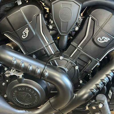 INDIAN SCOUT BOBBER BASE - Maroon smoke