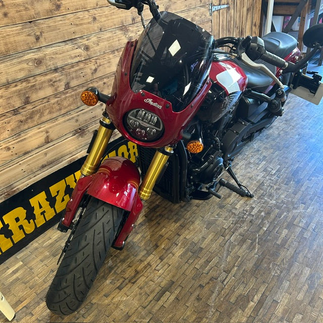 INDIAN SCOUT 101 - Sunset red with Graphics - Preloved
