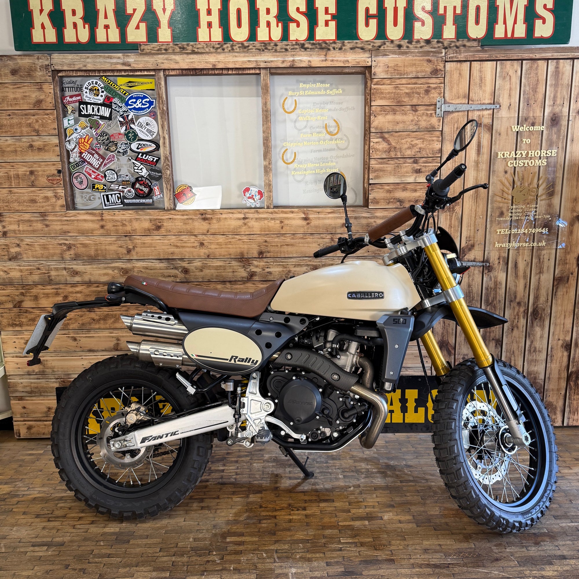 FANTIC CABALLERO RALLY 500 - SAND - PreLoved