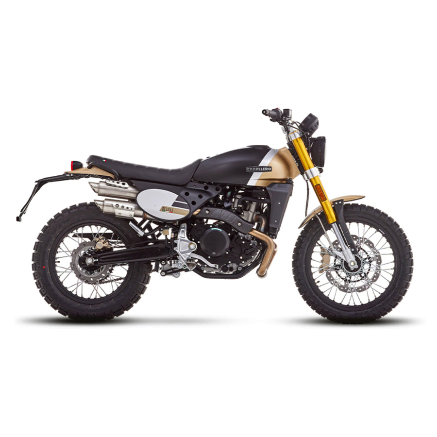 2024 Fantic Caballero Scrambler Deluxe 500 - Grey or Matt/Bronze