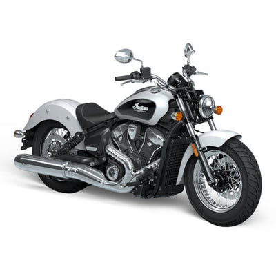 2025 Indian Scout Classic Limited + Tech - Ghost White Metallic or Sunset Red Metallic