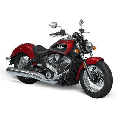 2025 Indian Scout Classic Limited + Tech - Ghost White Metallic or Sunset Red Metallic