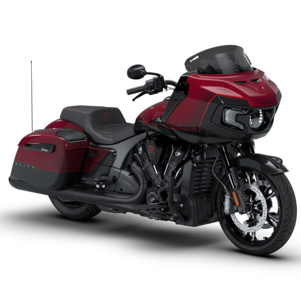 125th Anniversary Edition - Indian Challenger - Red with Black Crystal