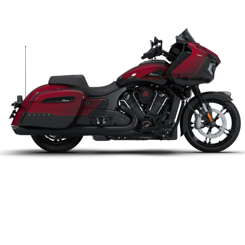 125th Anniversary Edition - Indian Challenger - Red with Black Crystal