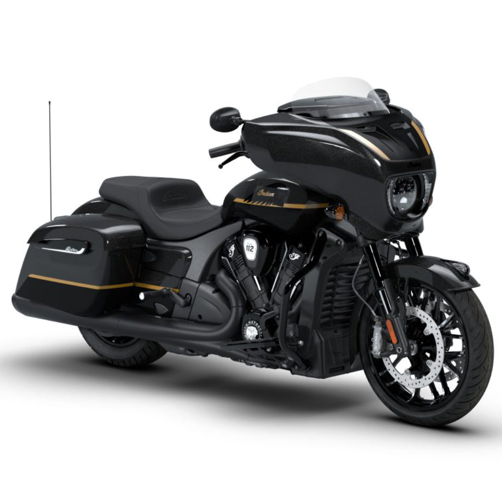 2026 Indian Chieftain PowerPlus Dark Horse - Black Crystal with Black Metallic or Chalk with Black Smoke