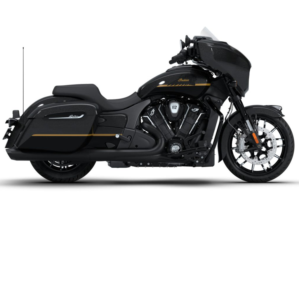 2026 Indian Chieftain PowerPlus Dark Horse - Black Crystal with Black Metallic or Chalk with Black Smoke