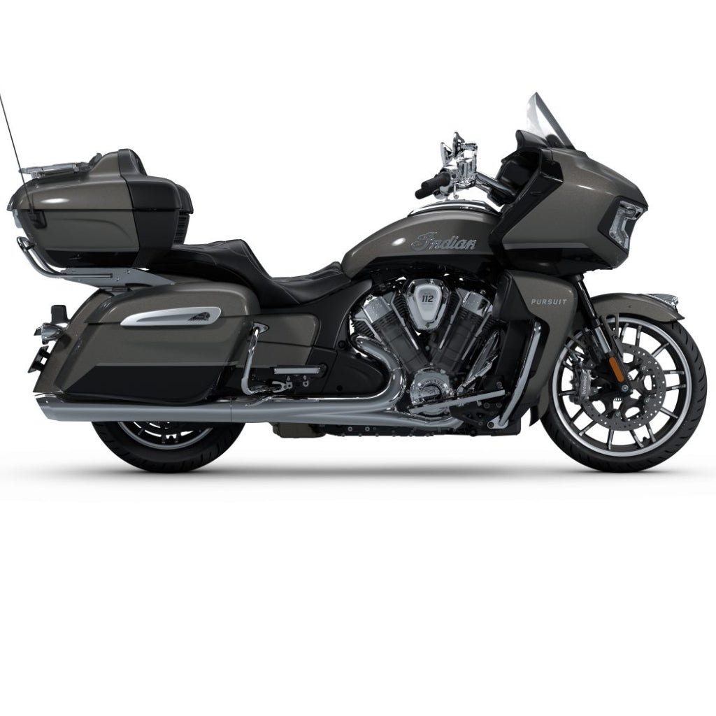 2025 Indian Pursuit Limited with 112 Package - Heavy Metal with Black Metallic