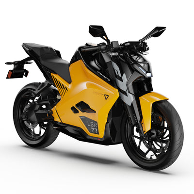 Ultraviolette F77 Mach 2 - Turbo Red, Afterburner Yellow, Asteroid Grey and Stealth Grey