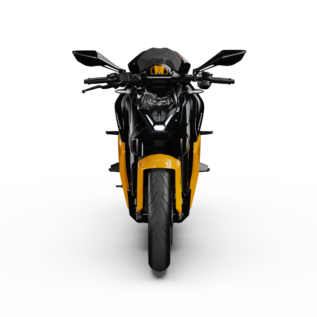 Ultraviolette F77 Mach 2 - Turbo Red, Afterburner Yellow, Asteroid Grey and Stealth Grey