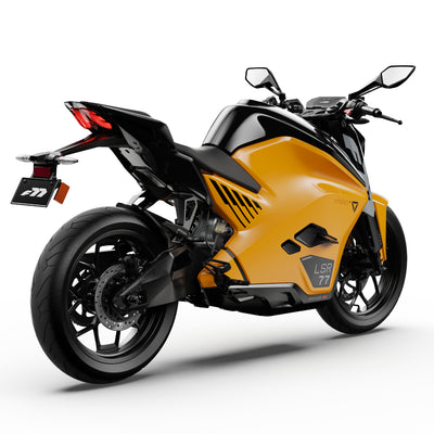 Ultraviolette F77 Mach 2 - Turbo Red, Afterburner Yellow, Asteroid Grey and Stealth Grey