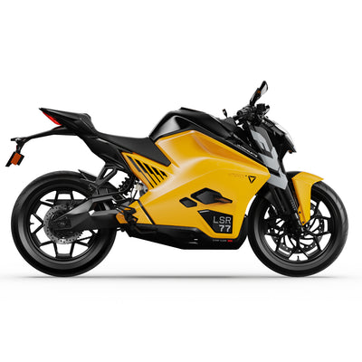 Ultraviolette F77 Mach 2 - Turbo Red, Afterburner Yellow, Asteroid Grey and Stealth Grey