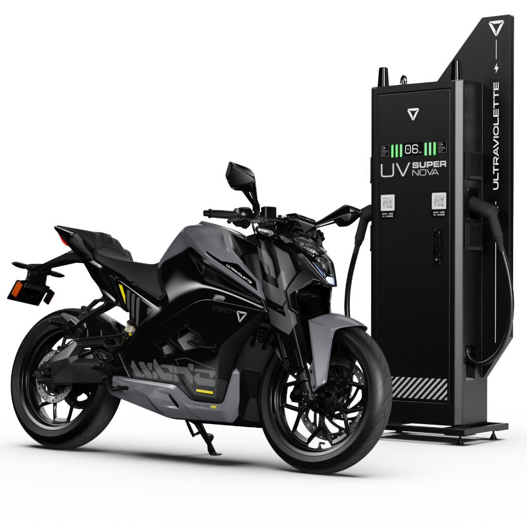 Ultraviolette F77 Mach 2 - Turbo Red, Afterburner Yellow, Asteroid Grey and Stealth Grey