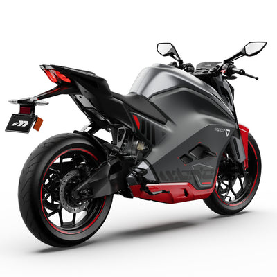 Ultraviolette F77 Mach 2 - Turbo Red, Afterburner Yellow, Asteroid Grey and Stealth Grey