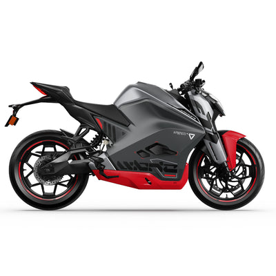 Ultraviolette F77 Mach 2 - Turbo Red, Afterburner Yellow, Asteroid Grey and Stealth Grey