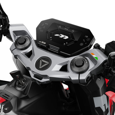 Ultraviolette F77 Mach 2 - Turbo Red, Afterburner Yellow, Asteroid Grey and Stealth Grey