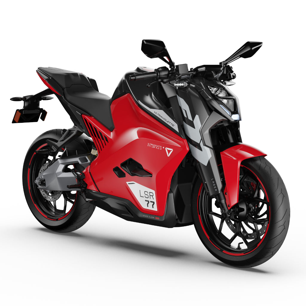 Ultraviolette F77 Mach 2 - Turbo Red, Afterburner Yellow, Asteroid Grey and Stealth Grey