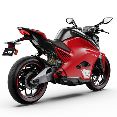 Ultraviolette F77 Mach 2 - Turbo Red, Afterburner Yellow, Asteroid Grey and Stealth Grey