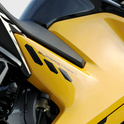 Ultraviolette F77 Superstreet - Available in Turbo Red, Afterburner Yellow, Cosmic black and Stellar white.