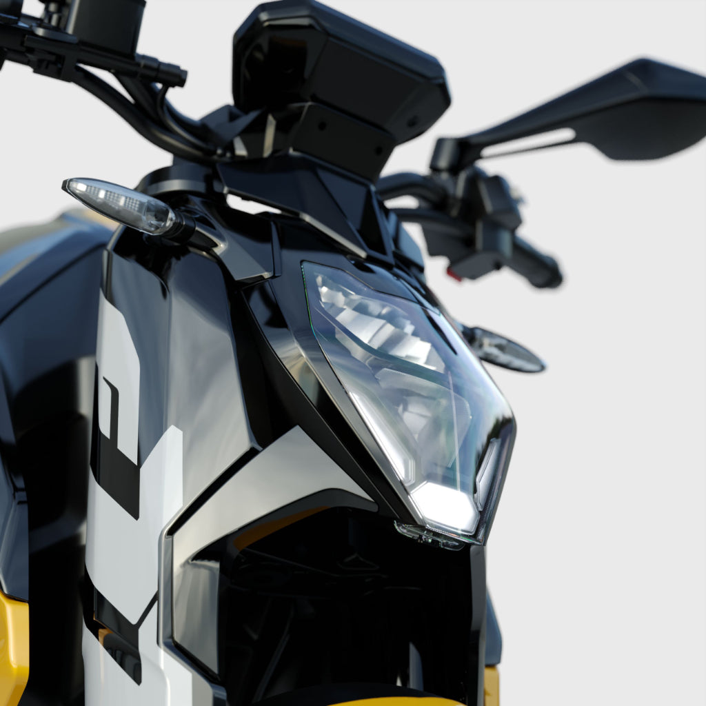 Ultraviolette F77 Superstreet - Available in Turbo Red, Afterburner Yellow, Cosmic black and Stellar white.