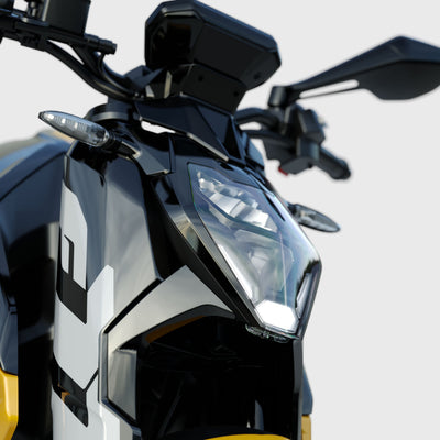 Ultraviolette F77 Superstreet - Available in Turbo Red, Afterburner Yellow, Cosmic black and Stellar white.