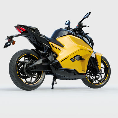 Ultraviolette F77 Superstreet - Available in Turbo Red, Afterburner Yellow, Cosmic black and Stellar white.