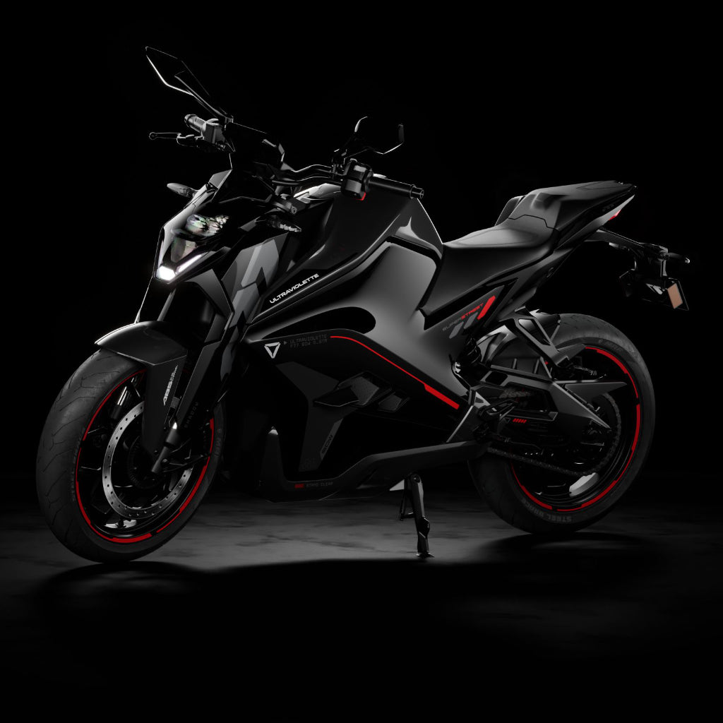Ultraviolette F77 Superstreet - Available in Turbo Red, Afterburner Yellow, Cosmic black and Stellar white.